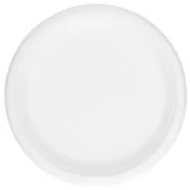 Bagasse Tallerkener Hvid 26 cm 50-pak