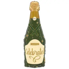 Folieballon Champagneflaske Celebrate!