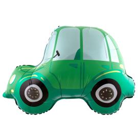 Folieballon Bil Gr&oslash;n 68 x 45 cm