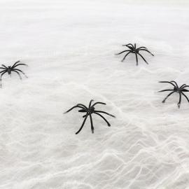 Spindelv&aelig;v Hvid