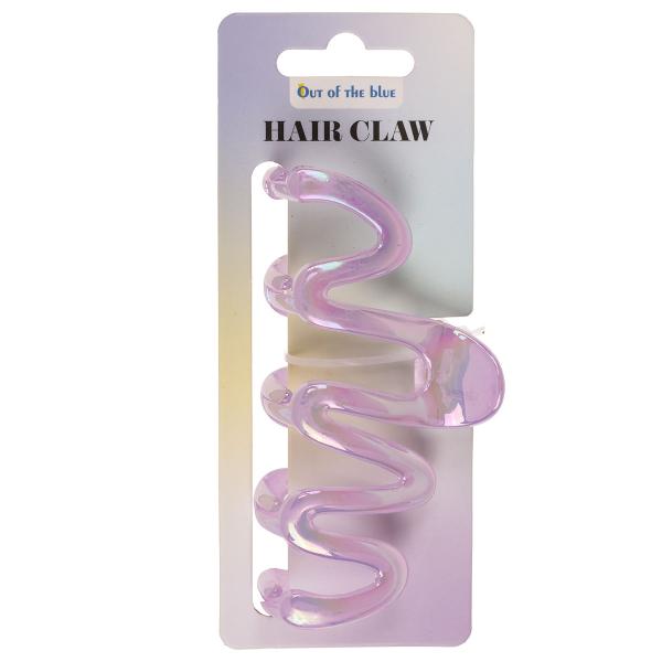 Bølget Hårklemme 10,5 x 5 cm