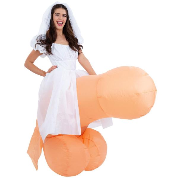 Kostume Brud på Oppustelig Penis