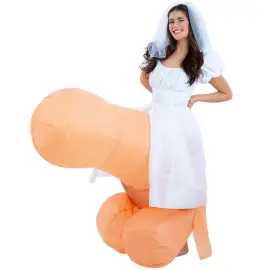 Kostume Brud p&aring; Oppustelig Penis