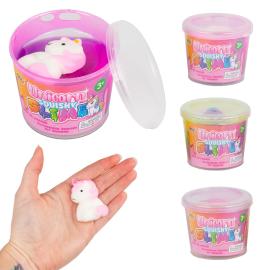 Slime i B&oslash;tte med Squishy Enhj&oslash;rning 100 g 7 x 5,7 cm