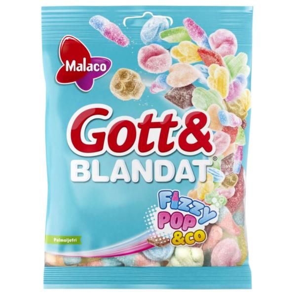 Malaco Godt og Blandet Fizzypop