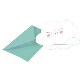 Regnbue Invitationskort