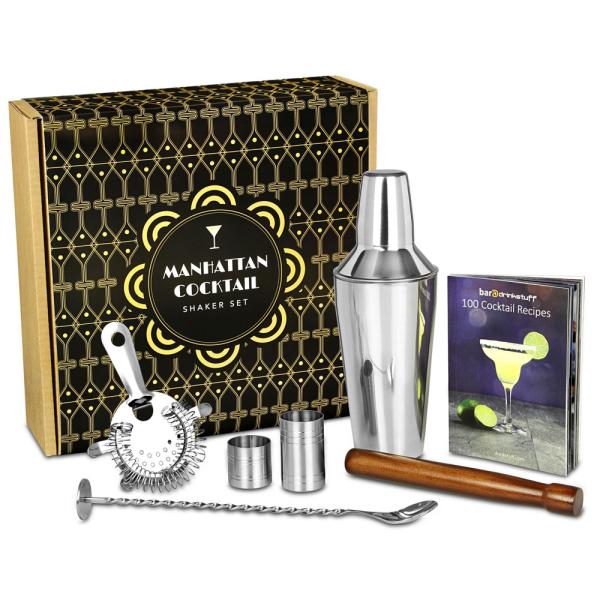 Manhattan Cocktail Shaker Kit