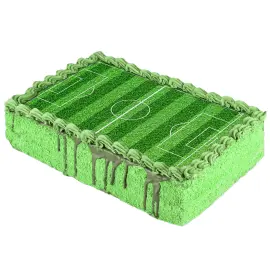 Kageprint Fodboldbane Rektangulært