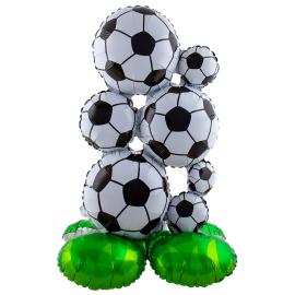 Folieballon Fodbolde St&aring;ende 53 x 78 cm