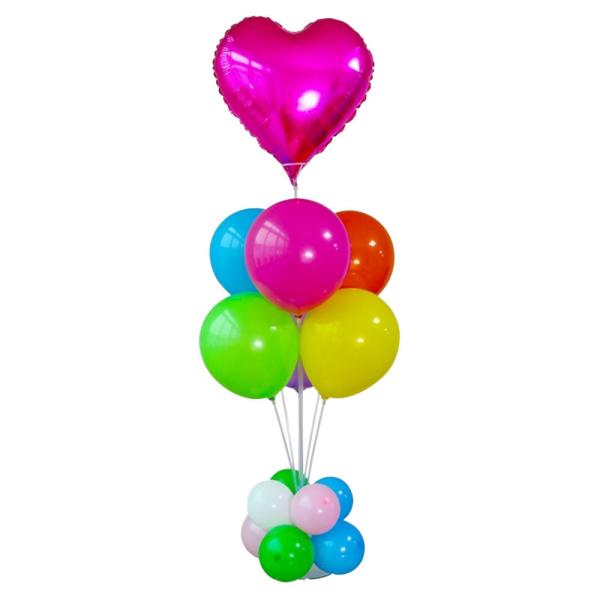 Ballonstativ med 8 Ballonholdere