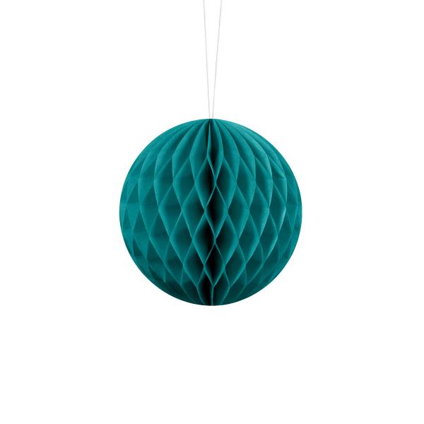 Hængende Honeycomb Pastel Laguneblå 10 cm