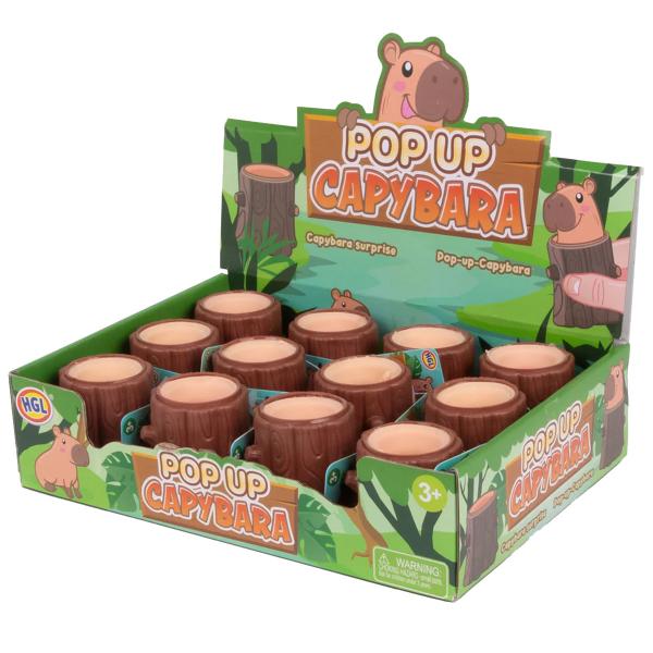 Squeeze Pop Up Kapivar Legetøj 6 cm