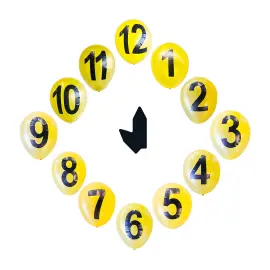 Nyt&aring;r Ballons&aelig;t Urskive