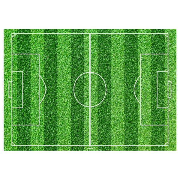 Kageprint Fodboldbane Rektangulært
