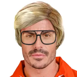 Kort Paryk med Sideskilning Blond