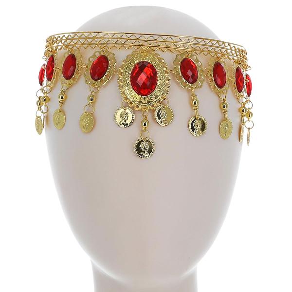 Græsk Hårpynt med Rubiner
