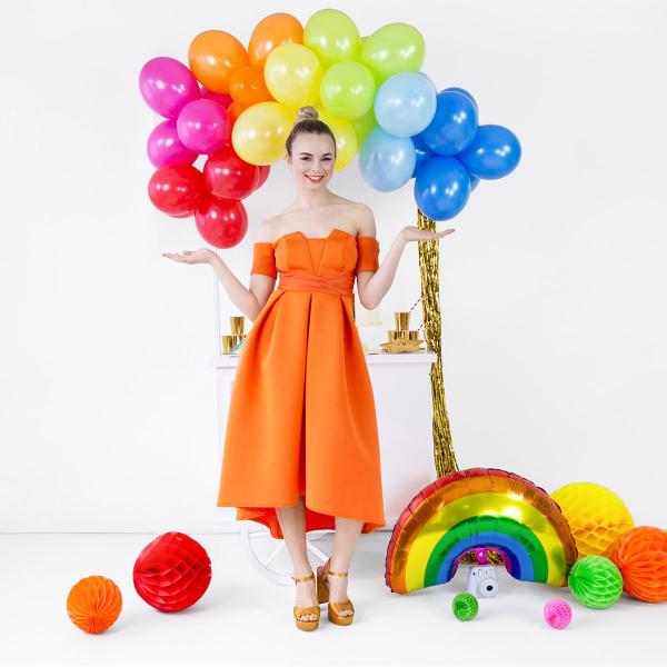 Hængende Honeycomb Orange 20 cm