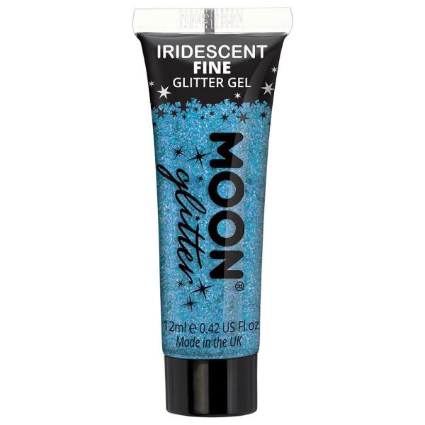 Moon Glitter Iridescent Glitter Gel Blå