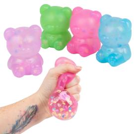 Squeeze Bj&oslash;rn med Hjerte Leget&oslash;j 7 cm