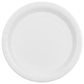 Paptallerkener Hvid 23 cm 6-pak