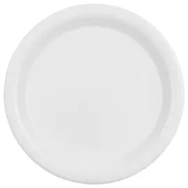 Paptallerkener Hvid 23 cm 6-pak
