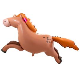 Folieballon L&oslash;bende Hest 123 x 80 cm