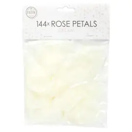 Rosenblade Konfetti Hvid Creme