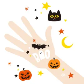 Midlertidige Tatoveringer Halloween