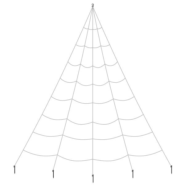 Udendørs Spindelvæv Hvid
