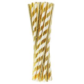 Papsuger&oslash;r Guld/Hvid 24-pak