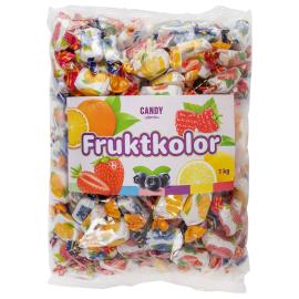 Bl&oslash;de Frugtkarameller 1 kg