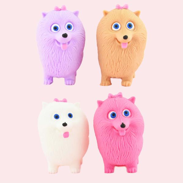 Squeeze Legetøj Hund Pomeranian