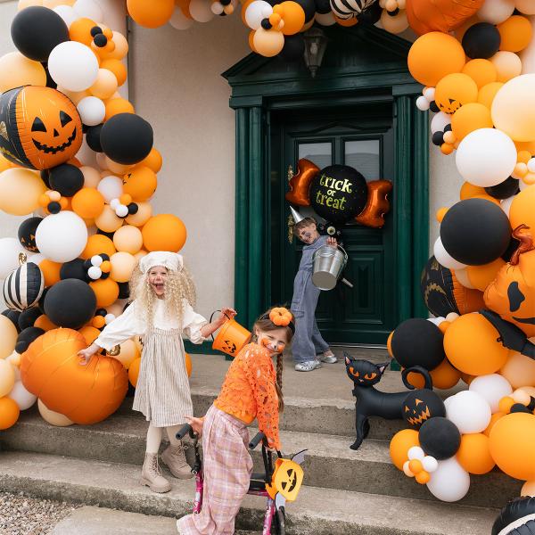 Folieballon Kat Stående Sort