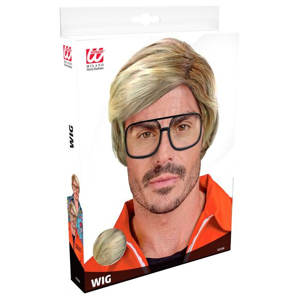 Kort Paryk med Sideskilning Blond