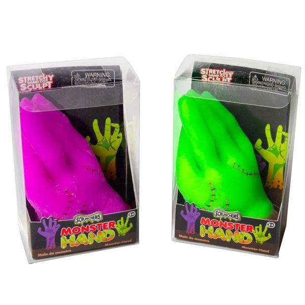 Squeeze Monsterhånd Neon Legetøj 14 cm
