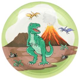 Paptallerkener Dinosaur Party