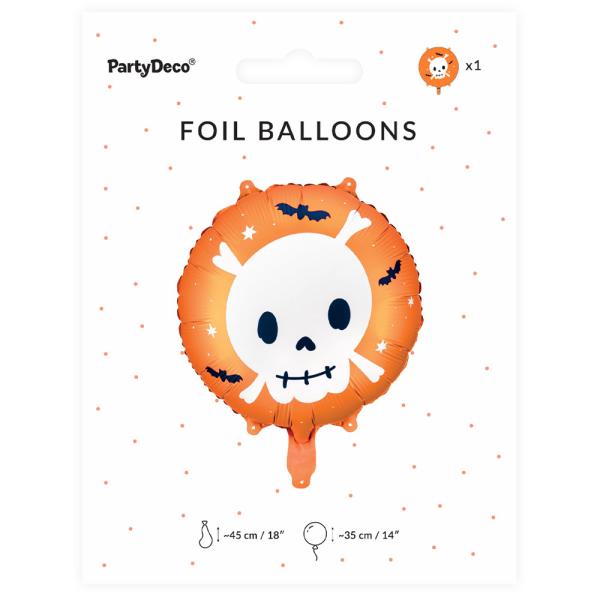 Halloween Folieballon Dødningehoved