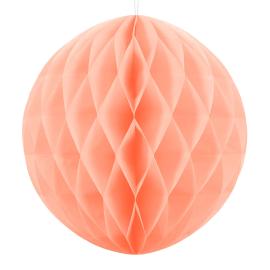 Hængende Honeycomb Lys Fersken 40 cm