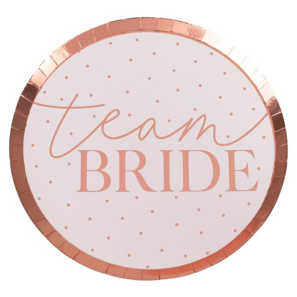 Team Bride Tallerkener