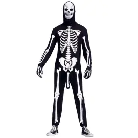 Skeletkostume med Bev&aelig;gelig Tissemand