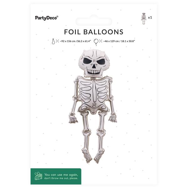 Folieballon Skelet