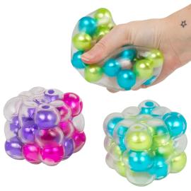 Squishy Kube Leget&oslash;j med Kugler 6 cm