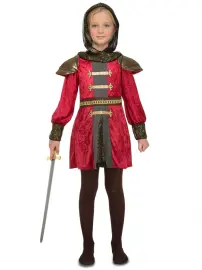 Middelaldere Krigere Børnekostume