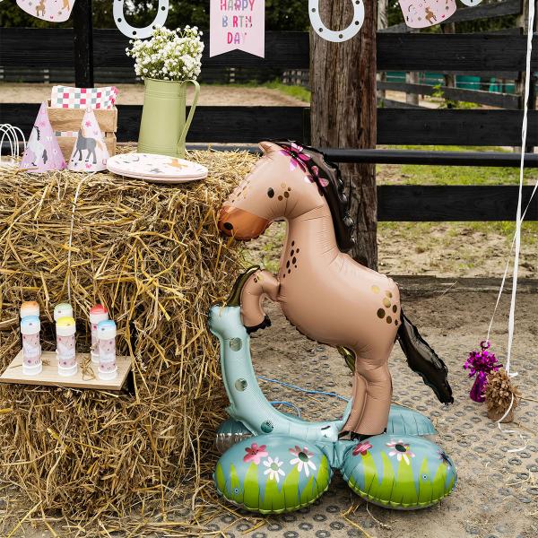 Folieballon Hest Stående 53 x 74 cm