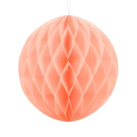Hængende Honeycomb Lys Fersken 30 cm