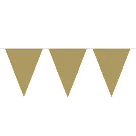 Flagguirlande Guld