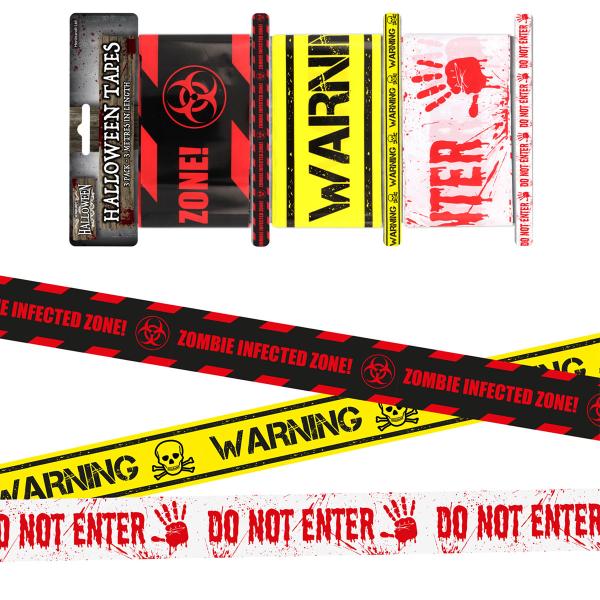 Halloween Afspærringsbånd 3-pak