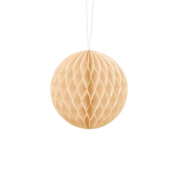 Hængende Honeycomb Lys Cremefarvet 10 cm