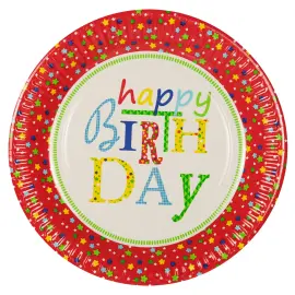 Happy Birthday Paptallerkner Stjerner