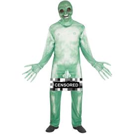 Alienkostume med Bev&aelig;gelig Tissemand